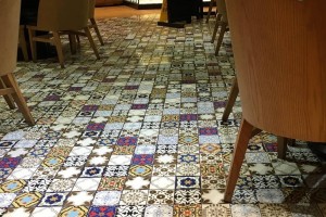 Ceramic Tile Patterm@Resturant Flooring