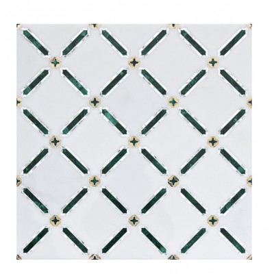 Waterjet Pattern Malachite