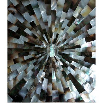 Abalone Black Custom made pattern